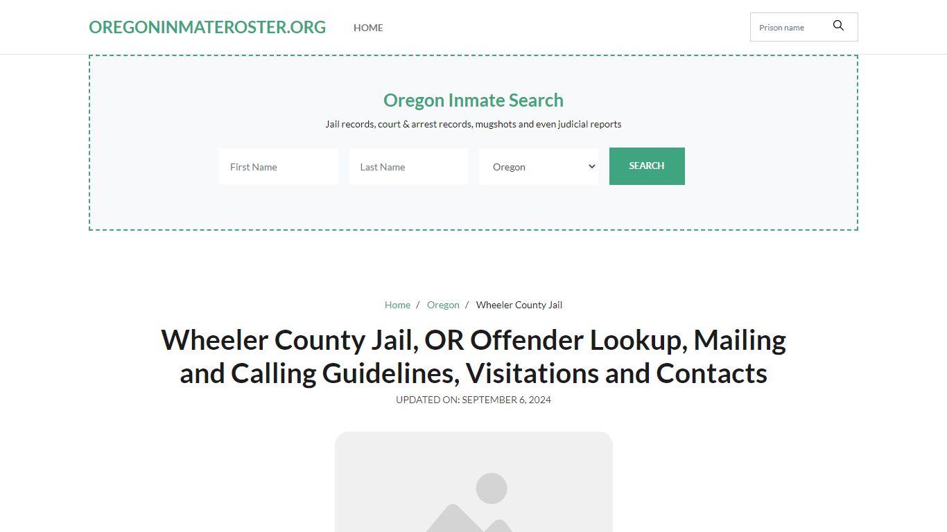 Wheeler County Jail, OR: Inmate Search Options, Visitations, Contacts